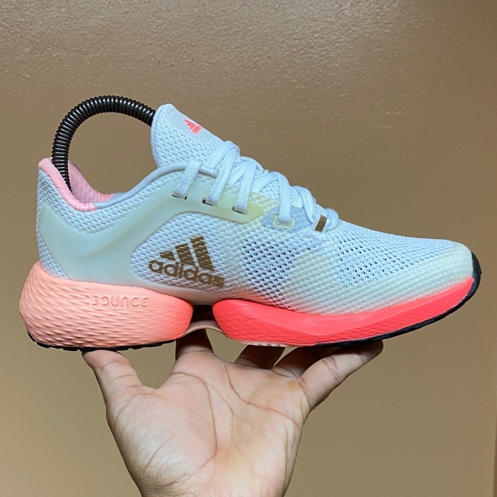 Adidas Alphatorsion 360 Women’s Running Sneakers “Copper Signal Pink” Size 7 - Picture 9 of 17